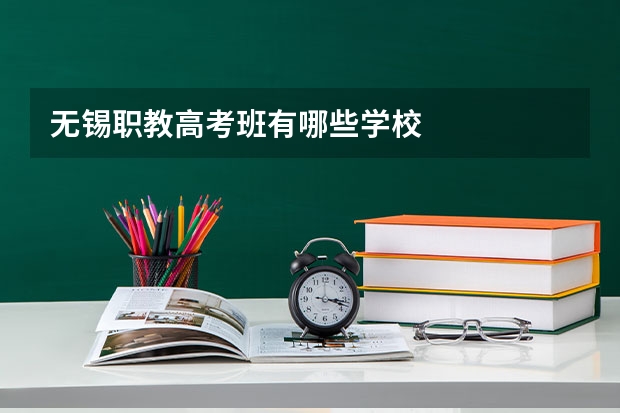 无锡职教高考班有哪些学校